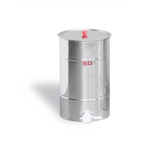 Lega Bal Dinlendirme Kazanı, Plastik Musluklu, Paslanmaz, 50 Kg, LG-6000