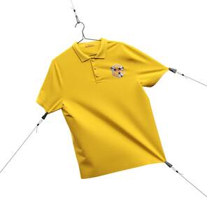 Lyson Arı Figürlü T-Shirt, Polo Yaka, Sarı, Ly-6015A