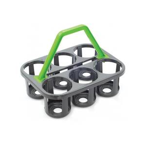 Lyson Bal Kavanozu Taşıma Sepeti, Plastik, Gri