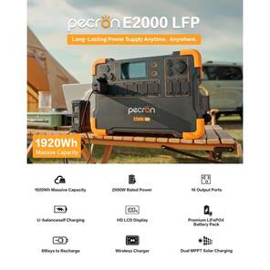 PECRON E2000LFP Taşınabilir Güç İstasyonu