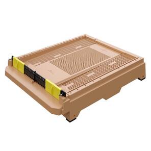 Polen Tuzaklı Kovan Tabanı - B tipi (Anti Varroa Izgaralı)