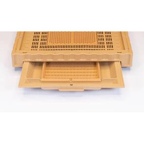 Polen Tuzaklı Kovan Tabanı - U tipi - Universal Taban (Anti Varroa Izgaralı)