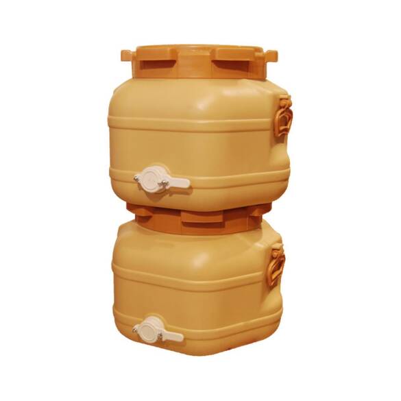 Apimaye Bal Dinlendirme Fıçısı, Musluklu, 50 Kg