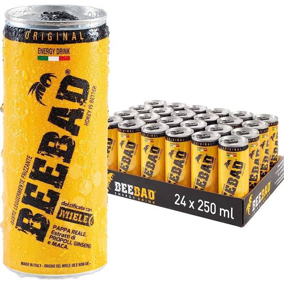 BEEBAD Enerji İçeceği - 24 X 250 ml