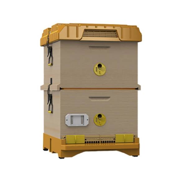 Ergonomik Ahşap Kovan 2 Katlı (LN-24 TR) Çerçeveli