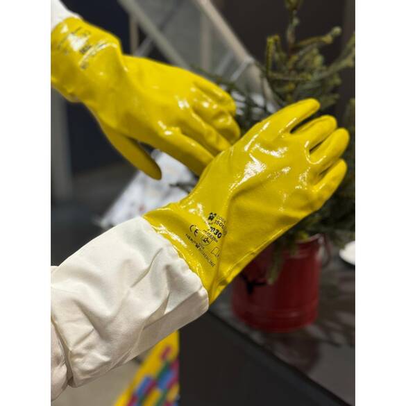 Lega Arıcı Eldiveni, Su Geçirmez, Nitril, L (9) Beden, Lg-3433