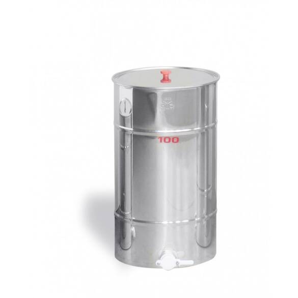 Lega Bal Dinlendirme Kazanı, Plastik Musluklu, Paslanmaz, 100 Kg, LG-6020