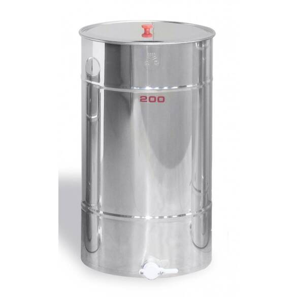 Lega Bal Dinlendirme Kazanı, Plastik Musluklu, Paslanmaz, 200 Kg, LG-6040