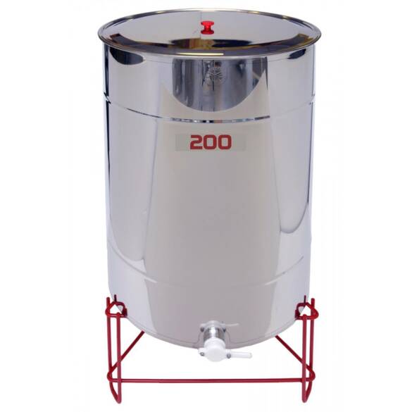 Lega Bal Dinlendirme Kazanı, Plastik Musluklu, Paslanmaz, 200 Kg, LG-6040