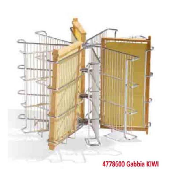 Lega Radyal Bal Süzme Makinesi, 220V Motorlu, 12 Çerçeveli, Kiwi Serisi, 4778SGJ