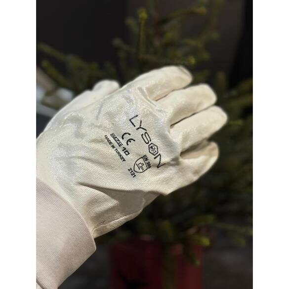 Lyson Arıcı Eldiveni, Nitril, L (10) Beden, Ly-60282