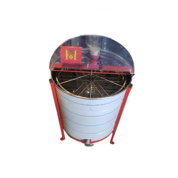 Mineli Yatarlı Bal Süzme Makinesi, Tam Otomatik, 220V Motorlu, 6 Çerçeveli, MN-002