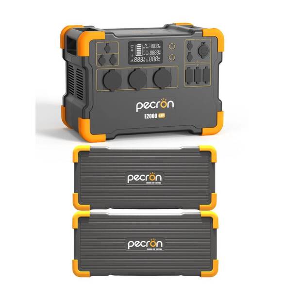 PECRON E2000LFP + 2x EB3000 + TROLLEY (8 KWH Set)
