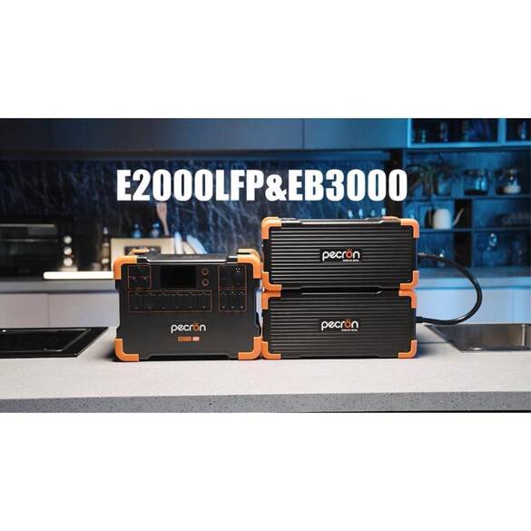 PECRON E2000LFP + 2x EB3000 + TROLLEY (8 KWH Set)