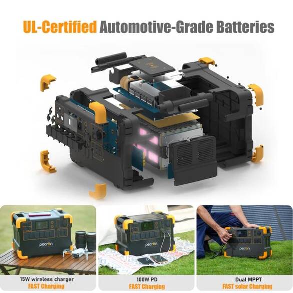 PECRON E2000LFP Taşınabilir Güç İstasyonu