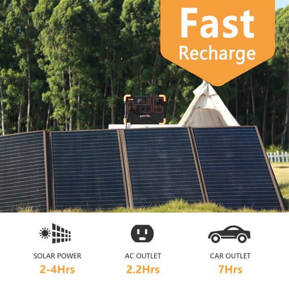 PECRON E600LFP Taşınabilir Güç İstasyonu 1200w