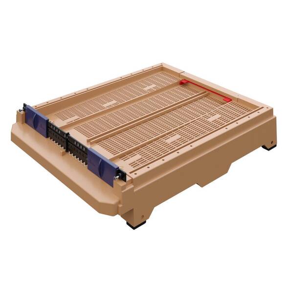 Polen Tuzaklı Kovan Tabanı - B tipi (Anti Varroa Izgaralı)
