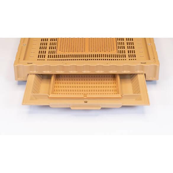 Polen Tuzaklı Kovan Tabanı - U tipi - Universal Taban (Anti Varroa Izgaralı)