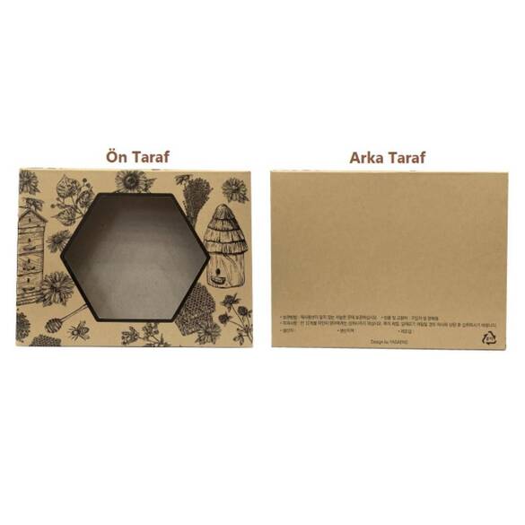 Yasaeng Petekli Bal İçin Kutu Ambalajı